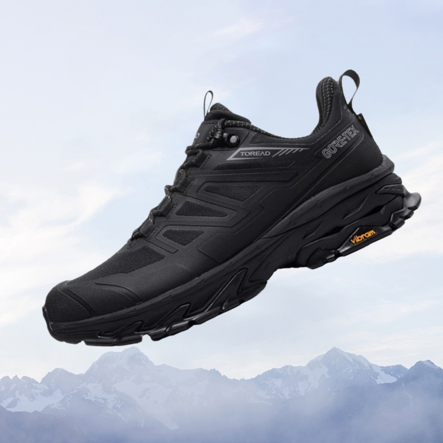 探路者低帮秋冬男式GORE-TEX防水VIBRAM徒步鞋TFAABN91770-G01L