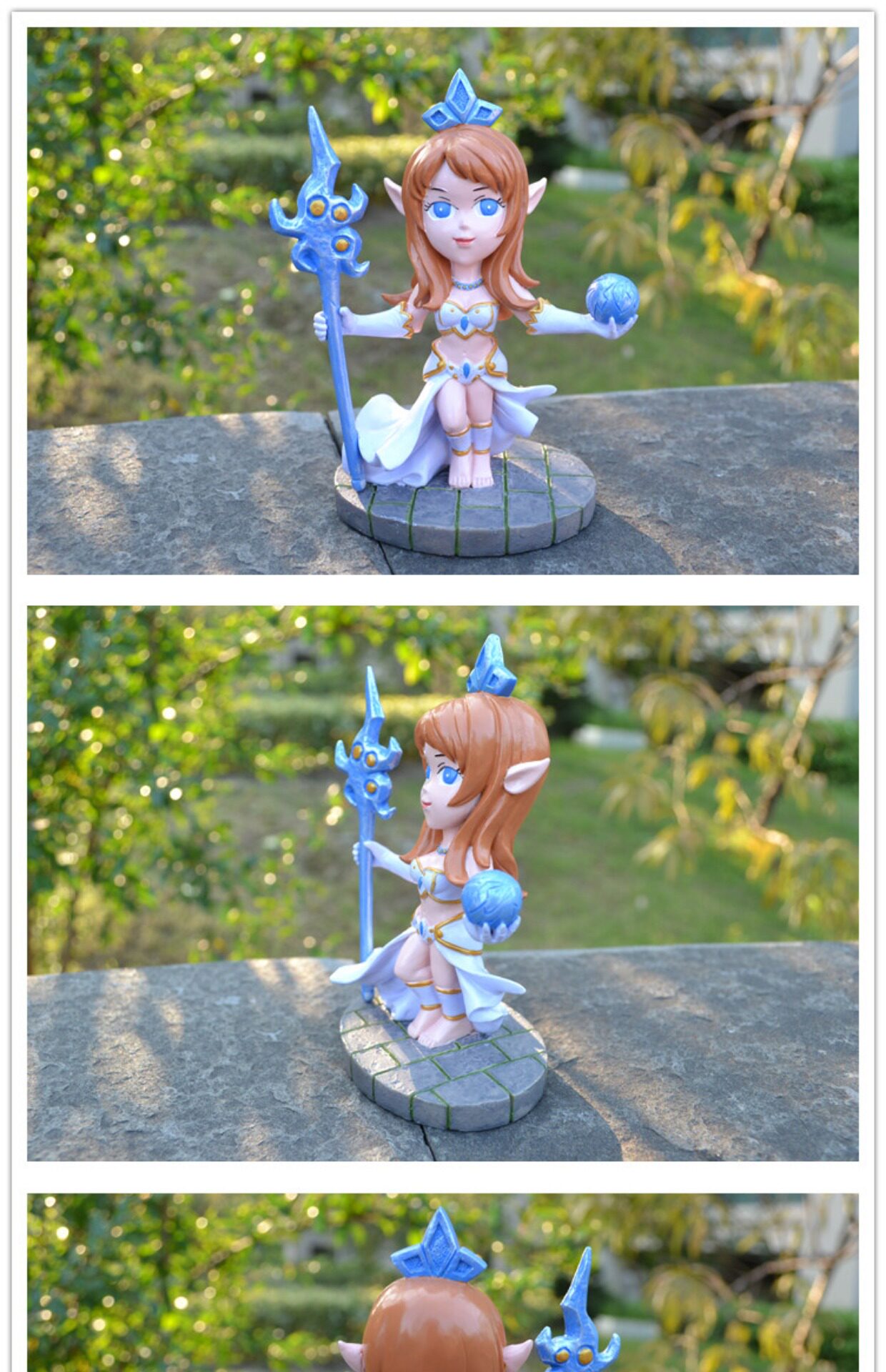 lol手办小鱼人鳄鱼提莫tm武器流浪大魔王车载玩偶树脂手办包邮