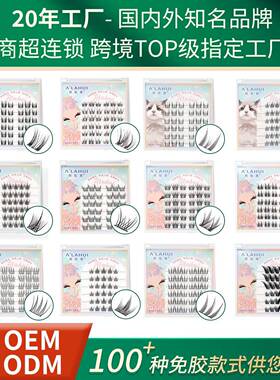 青岛蝶妃日用品有限公司免胶假睫毛狐系斜飞太阳花自粘眼睫毛全系