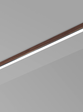 一灯吸顶灯实木极简卧室客厅走廊过道LED北欧简约长条玄关日式灯