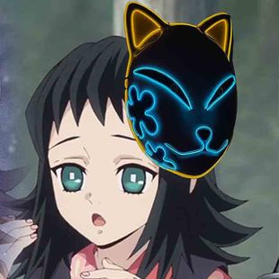 万圣节发光面具小丑V字剧本狼人杀成人鬼脸全脸蹦迪搞怪恐怖道具