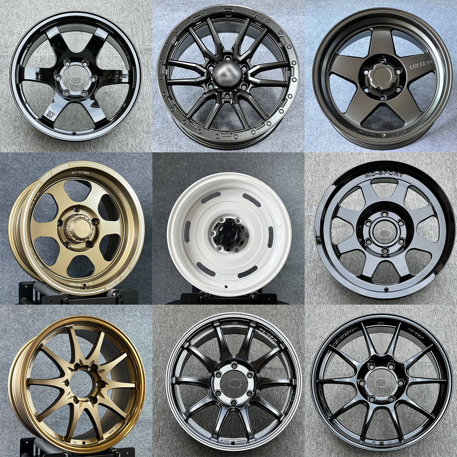 适用于坦克300FJ酷路泽帕杰罗霸道五十铃途乐18寸H型复古越野轮毂