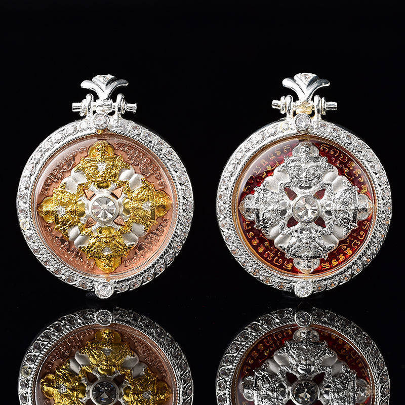 泰国特色佛牌真品正品 龙婆sen 七彩拉胡