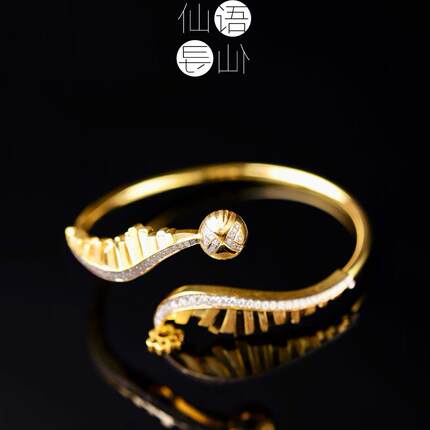 【仙语仙寻】金色飞贼手镯 925银 男女款 哈迷