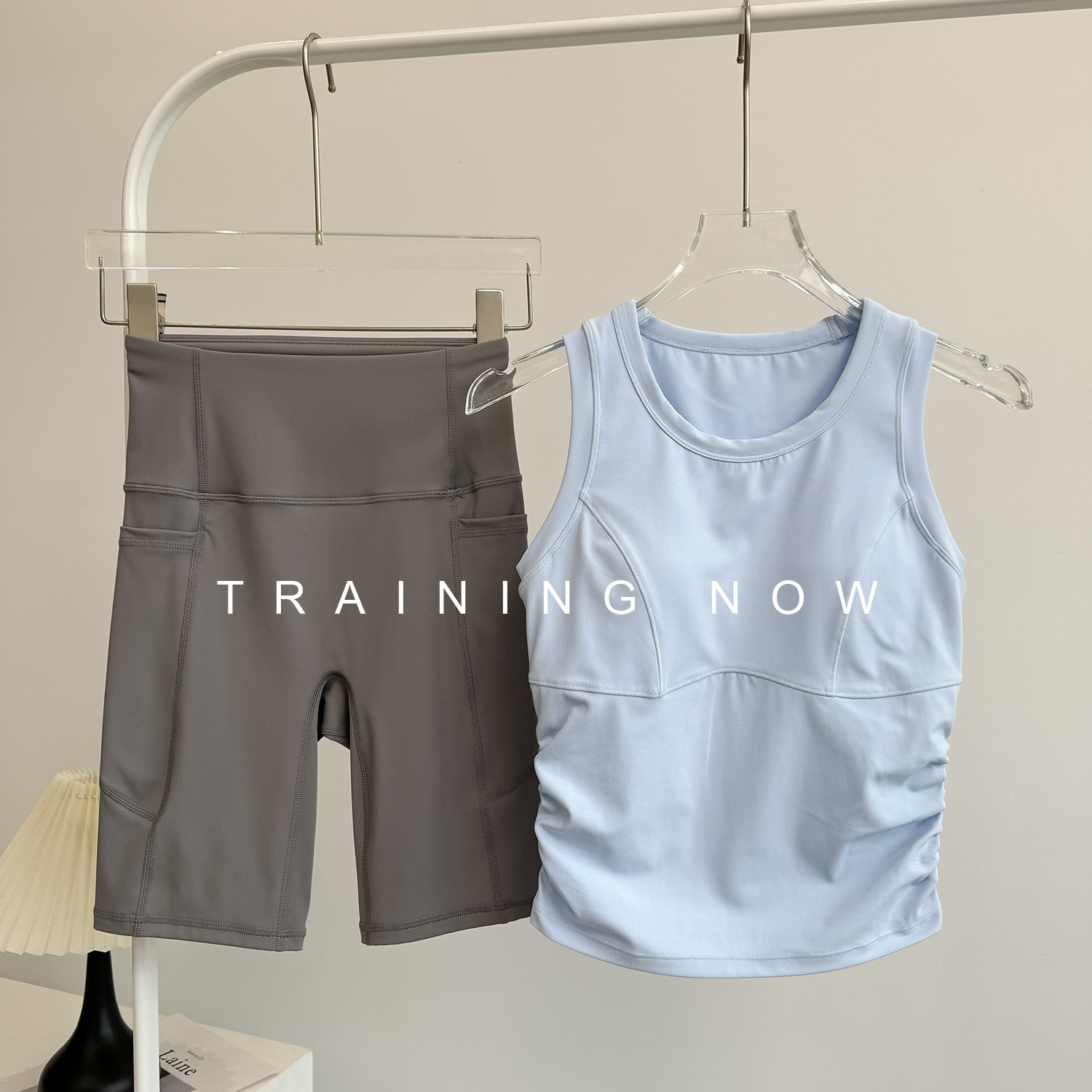瑜伽服套装女夏季修身显瘦运动图片
