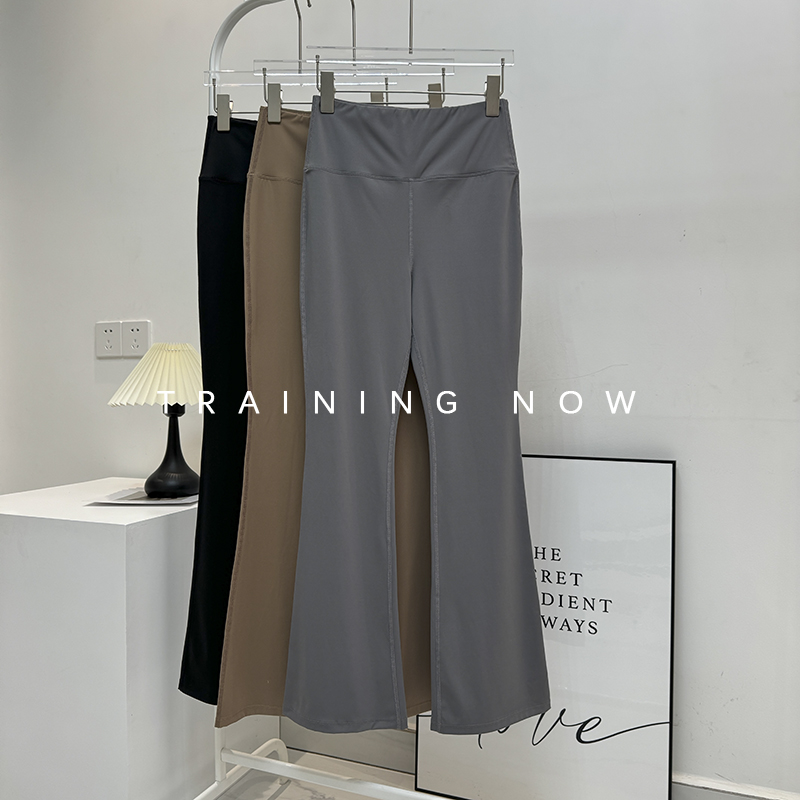 紧身显瘦喇叭裤高腰提臀健身裤