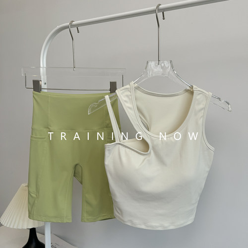 运动套装女夏季普拉提瑜伽服