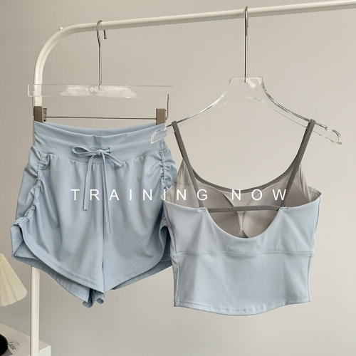 高级感美背健身套装女夏季透气