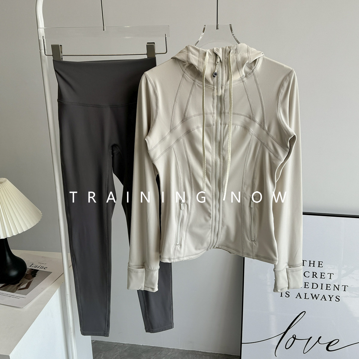 高级感运动套装女秋冬季修身显瘦普拉提瑜伽服时尚百搭跑步健身服,运动服/休闲服装,运动套装,淘宝优惠券,粉丝福利购,淘宝优惠卷