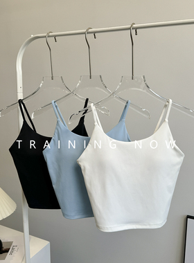 瑜伽吊带背心女夏季新款高颜值聚拢遮副乳运动文胸普拉提健身内衣