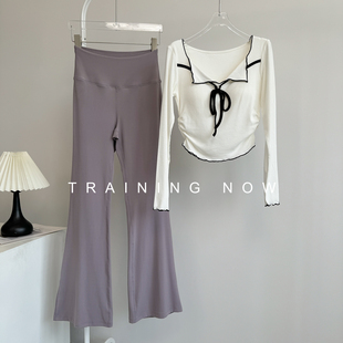 瑜伽服套装女2025新款高级感可外穿绝美普拉提训练运动衣秋冬长袖