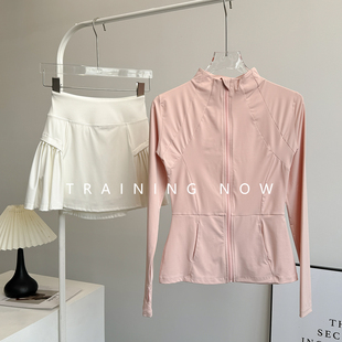 高级感运动套装女夏季户外羽毛球网球健身防晒衣时尚普拉提瑜伽服