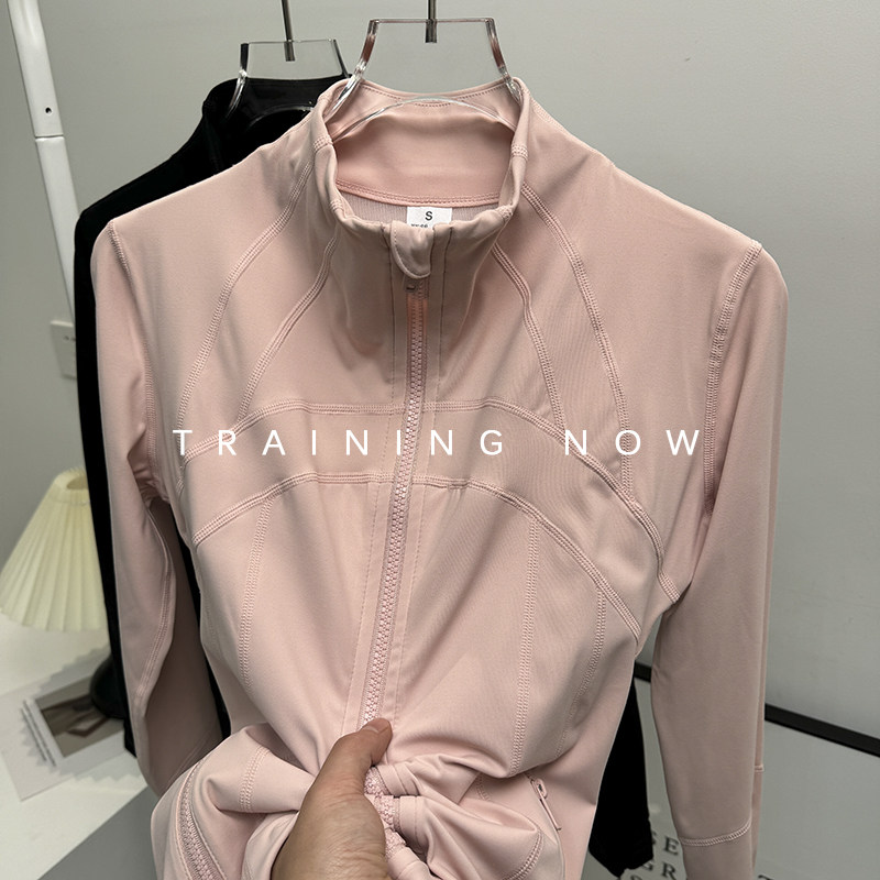 lulu同款瑜伽服运动夹克图片