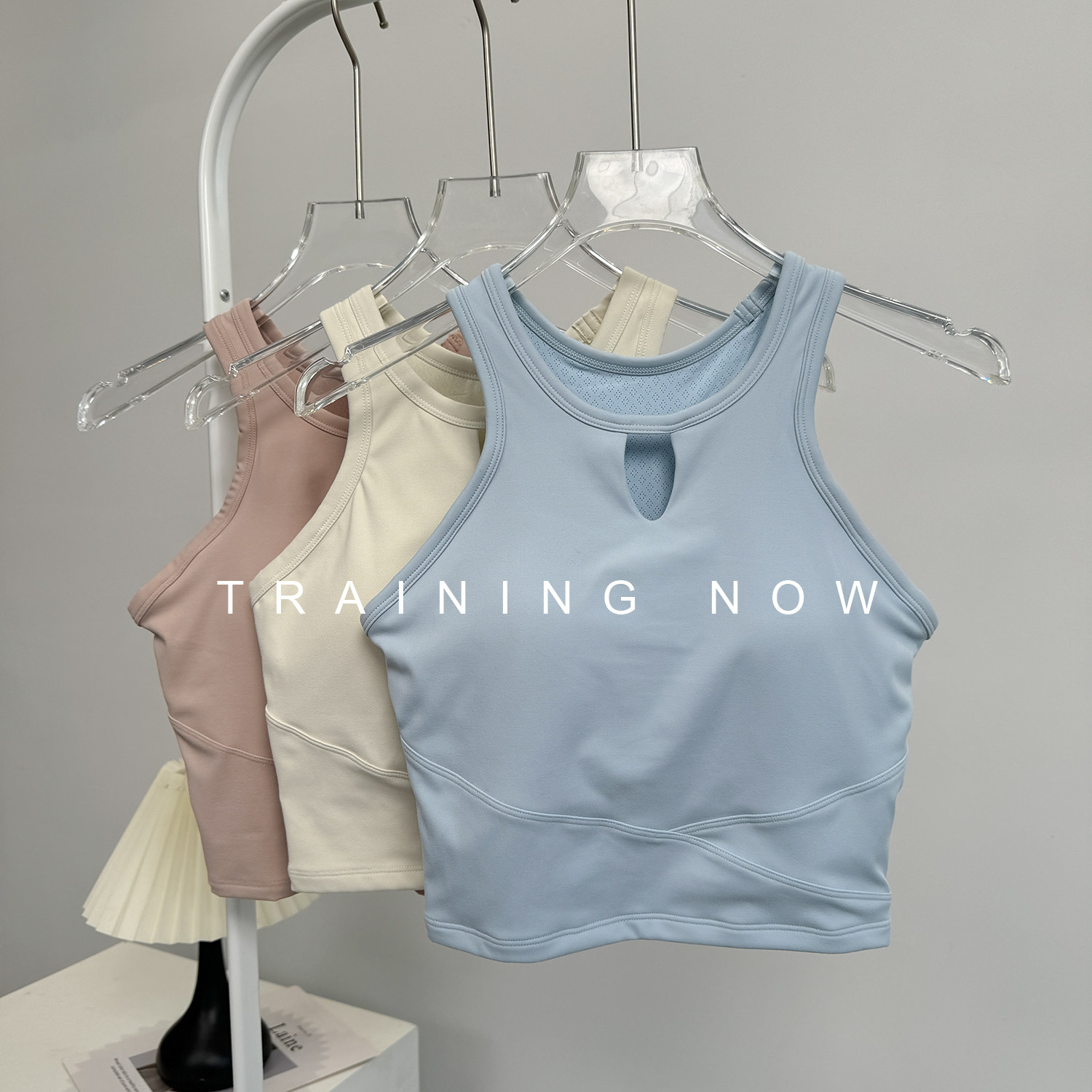 一体式健身背心女聚拢防震跑步训练运动文胸速干瑜伽服无袖上衣,运动服/休闲服装,运动文胸,淘宝优惠券,粉丝福利购,淘宝优惠卷