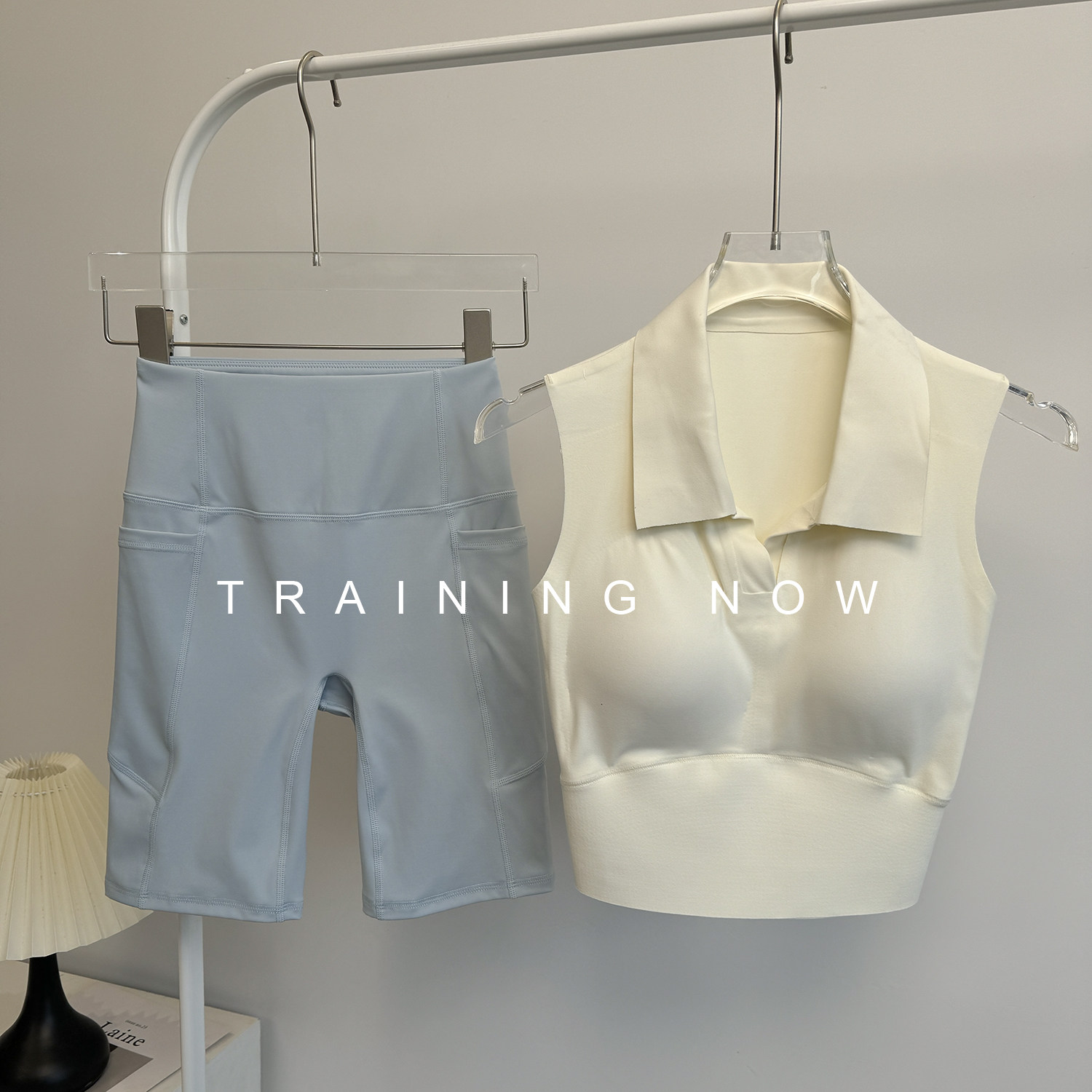 健身套装女夏季一体式高级感防震背心专业普拉提跑步运动瑜伽服