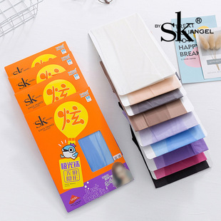 SK8873夏季丝袜女性感360度无缝裆油光袜超薄超透极光袜防勾丝袜