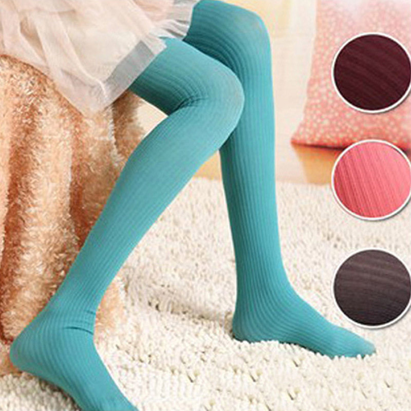 竖条纹麻花连裤袜女士天鹅绒大码120d日系提花糖果色打底袜子春秋