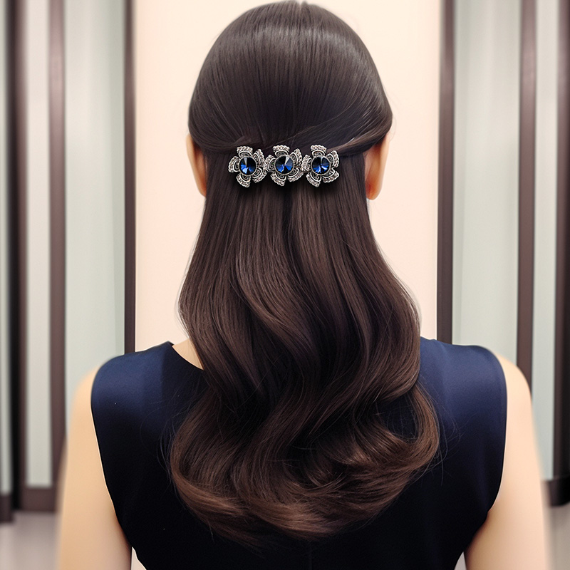 一字弹簧夹发夹顶夹2024新款小号