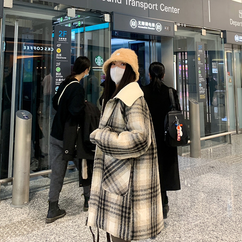 羽绒棉衣棉服女2025年新款秋冬季外套毛呢外套女中长款高级感大衣