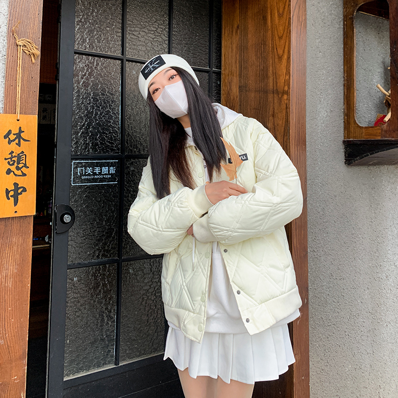 和锋金羽短款韩系外套简约时尚