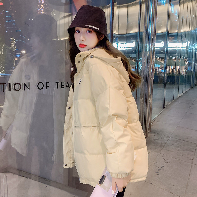 加厚面包服短款羽绒棉衣棉服女韩版宽松秋冬季外套棉袄2021年新款