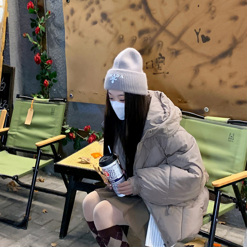 和锋金羽短款oversize棉服外套