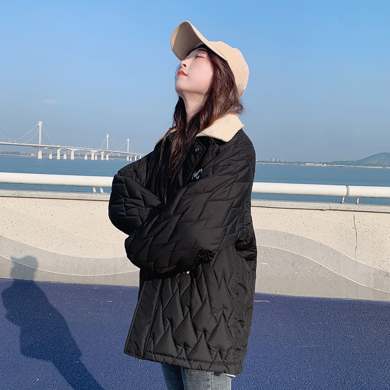 和锋金羽短款棉服外套