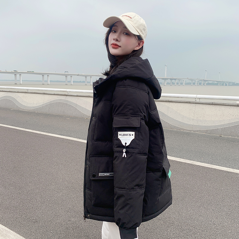 oversize面包服短款羽绒棉衣棉服女2025年新款潮秋冬季外套厚棉袄