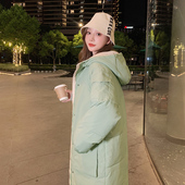 厚棉袄2025年新款 oversize面包服羽绒棉衣棉服女冬季 外套中长款 潮