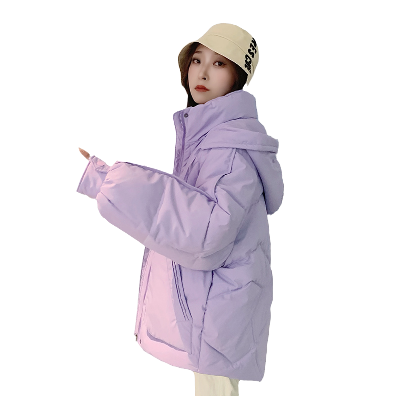 和锋金羽短款oversize宽松版棉服