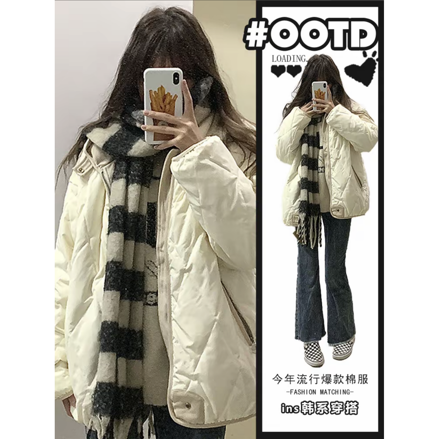 oversize菱格加厚学生棉服外套女装棉衣新款冬季宽松棉袄面包服,女装/女士精品,棉衣/棉服,淘宝优惠券,粉丝福利购,淘宝优惠卷