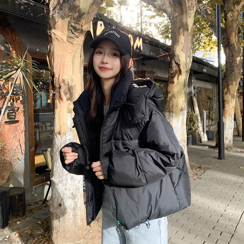 短款韩版宽松秋冬季面包服