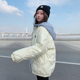 棉衣棉服女秋冬季 外套女装 夹棉薄款 韩系菱格短款 棉袄2025年新款 潮
