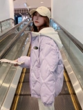 Короткий демисезонный пуховик с пухом, стеганая тонкая куртка, 2025 года