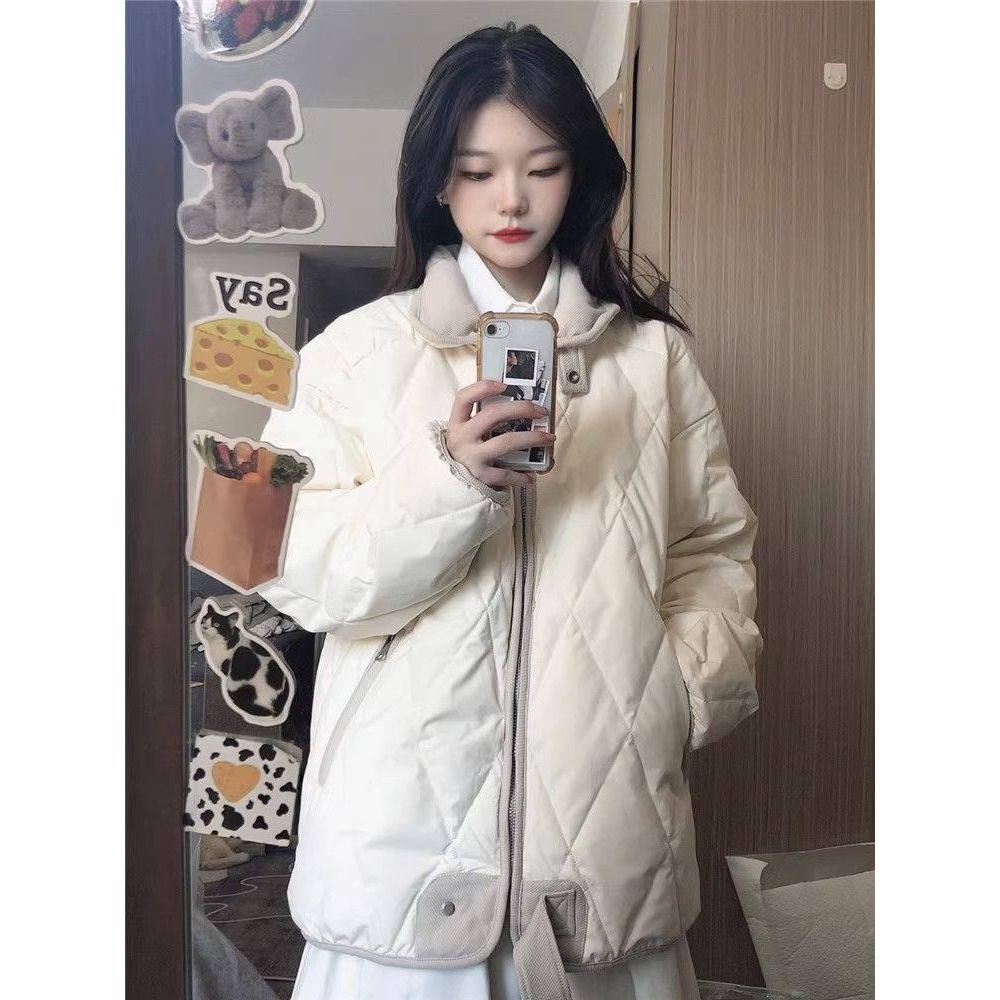 oversize面包服短款羽绒棉衣棉服女2023年新款潮秋冬季外套厚棉袄,女装/女士精品,棉衣/棉服,淘宝优惠券,粉丝福利购,淘宝优惠卷