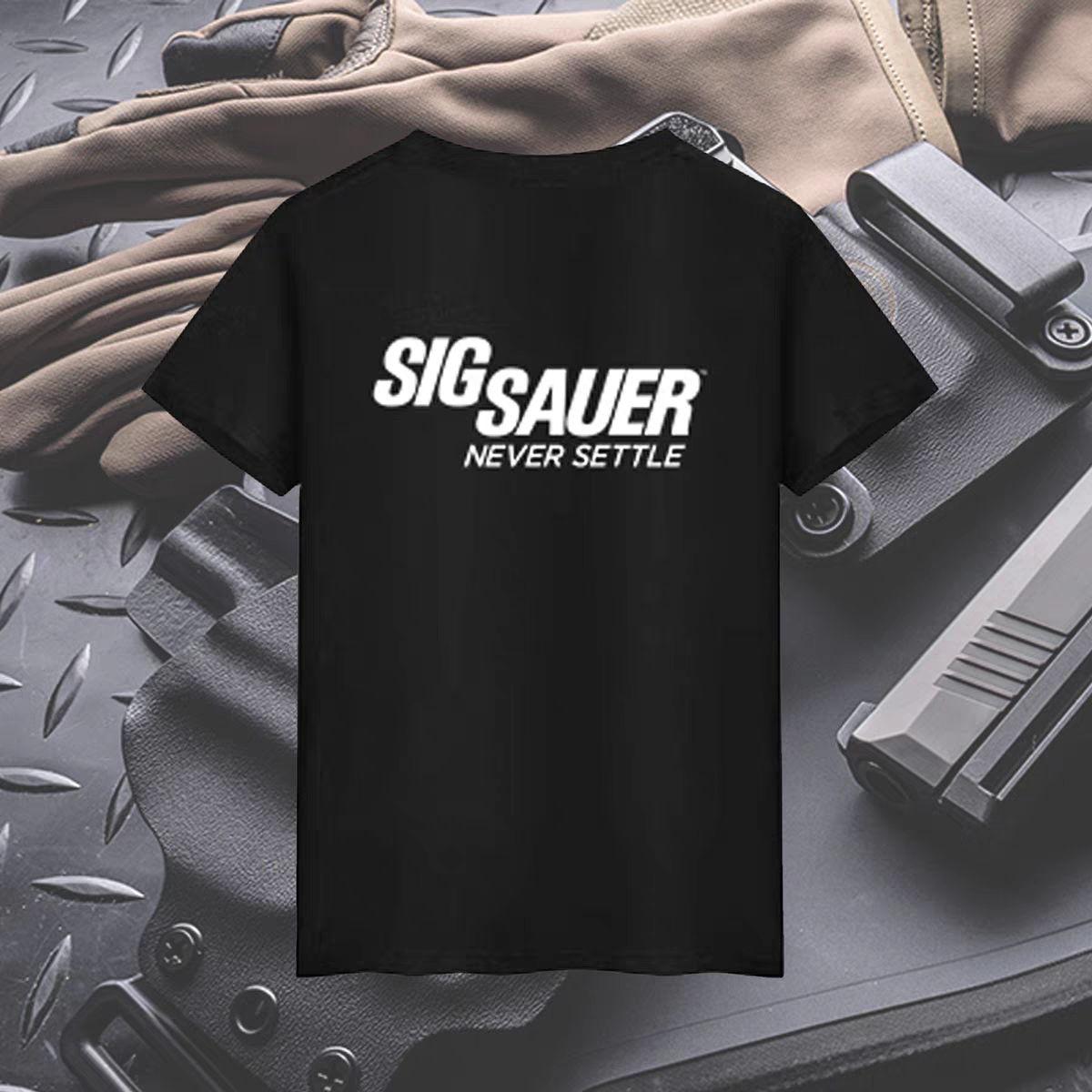 战术短袖泡面战术西格绍尔