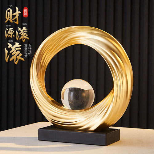 高级感客厅电视柜摆件轻奢高档