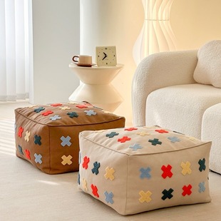 网红北欧客厅沙发蒲团坐墩飘窗懒人地上榻榻米简约脚墩坐垫可拆洗