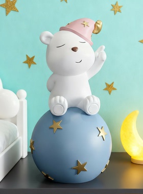 卧室儿童房创意卡通小熊