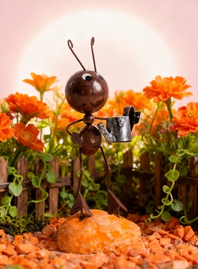 手工蚂蚁金属装饰摆件