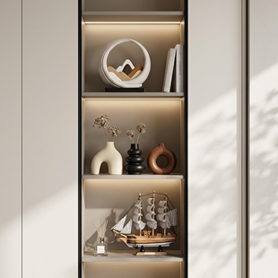 电视柜摆件2026新款客厅酒柜装饰品玄关柜子高端大气上档次高级感