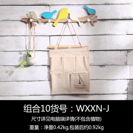 创意木质小鸟玄关挂钩衣帽架壁挂钥匙架衣帽钩墙饰挂件墙壁装饰品