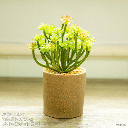 创意仿真植物摆设个性家居客厅房间卧室盆栽置物架盆景装饰品摆件