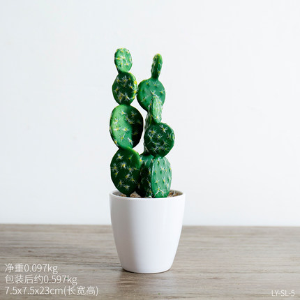 创意小清新可爱迷你植物盆栽 电脑桌室内办公桌面多肉装饰品摆件