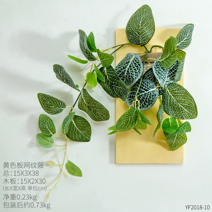 创意木板花壁挂植物餐厅理发店墙面墙壁装饰品少女房间墙上小挂件