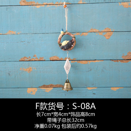日式风铃小挂饰家居卧室可爱萌物门饰装饰品创意生日礼物铃铛挂件