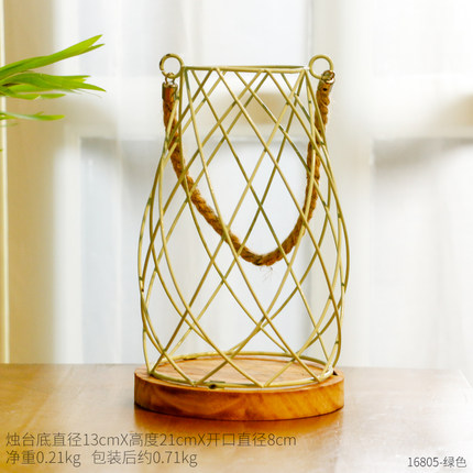 美式创意浪漫餐桌蜡烛台摆件卧室客厅家居装饰品餐厅咖啡厅小摆设