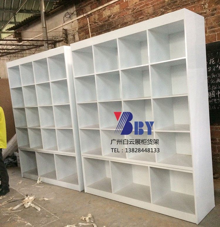 定制烤漆柜子格子展示柜包包鞋帽店展柜儿童玩具店货架公司样品柜
