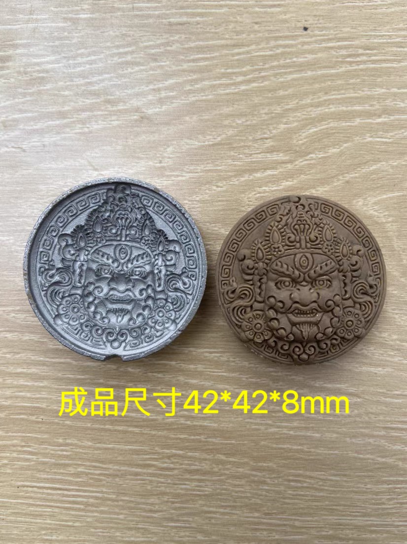 超声波钢模 玉石雕刻模具 黄财神 香牌模具