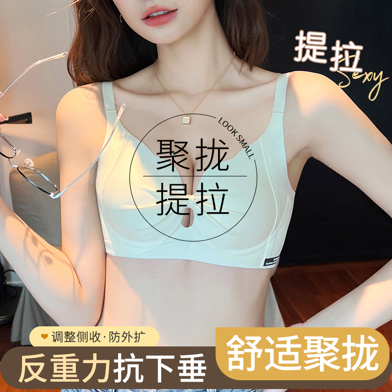 内衣女2024新款小胸聚拢提拉塑形